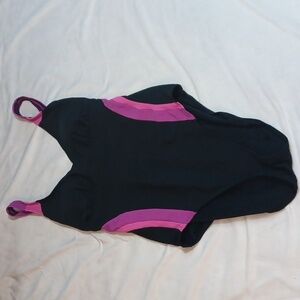 Lands End Y2K  Sport‎y   One Piece Sexy  Suit sz 8